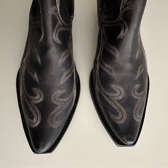 Free People Wayward Western Embroidered Ankle Boots - Picture 4 of 8